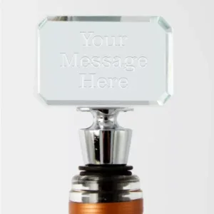 Personalized Crystal Wine Stopper