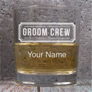 The Groomsmen's Booze Blaster Whiskey Glass 11 oz