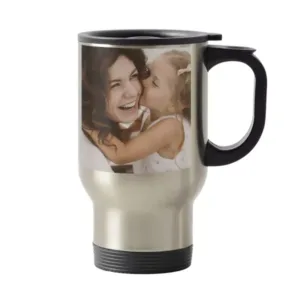 Custom Photo Stainless Steel Travel Mug 16oz