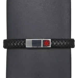 Leather Medical Alert with Custom Engraving