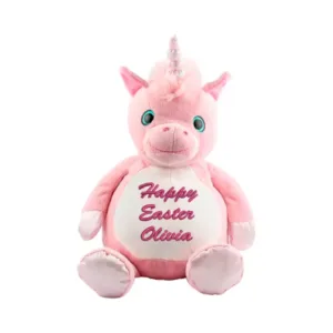 Embroiderable Whimsy Pink Unicorn