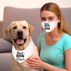 World's Best Dog Mom and Worlds Best Dog Bandana - Small Dog