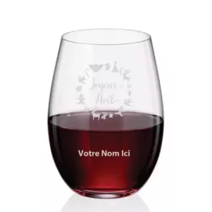 Meilleurs Vœux Stemless Wine glass