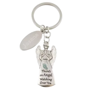 Angel Watching Over You Angel Keychain
