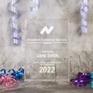 Crystal Wedge Award LRG