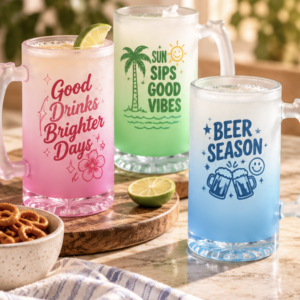 Sublimation Beer Stein Frosted Mug Blank 16oz
